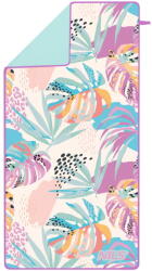 Nils Camp Mikroszálas törölköző NILS NCR14 Flora kék|rózsaszín