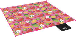 NILS CAMP Pikniktakaró Gyümölcsök 200X200 Pe Alu NC2223 Nils Camp rózsaszín|sárga|vörös