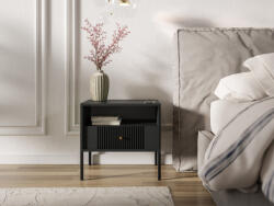 WIPMEB ISEO IS06 Éjjeliszekrény Fekete Színben