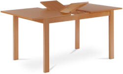 Artium Kihúzható étkezőasztal 120+30x80x74 cm, MDF asztallap, furnér, tömörfa lábak, bükk színben