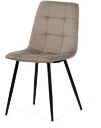 Artium Étkezőszék, cappuccino szövet kárpit, fekete láb
