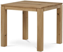 Artium Tömör Tölgy Étkezőasztal. Méret: 80x80x75 cm