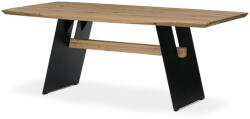 Artium Tömör Tölgy Étkezőasztal Ferde Éllel. 200x100 cm. DS-M200