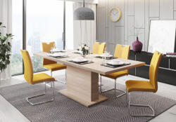 WIPMEB Bővíthető Étkezőasztal Sonoma Tölgy Színben. 160-200x90 cm. GIANT