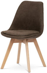 Artium Étkezőszék, barna szövet, bükkfa lábak