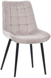 Mobiliamo Modern Bársony Étkezőszék Trüffel Színben Firenze DC-2051