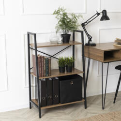 WIPMEB VIOR dió/fekete könyvespolc