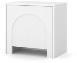 WIPMEB ARCO Éjjeliszekrény Matt Fehér Színben