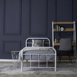 WIPMEB Fém ágykeret fehér színben. 90x200 cm PABLO