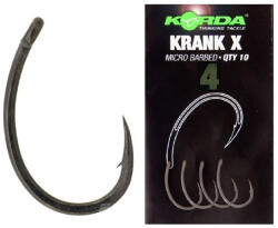 Korda Krank X pontyozó horog, 4, 10 db (KKRX4)