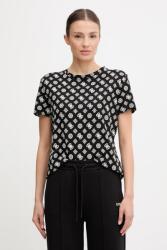 Guess pamut póló PEONY fekete, V5YI04 I3Z14 - fekete XS