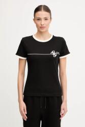 Guess t-shirt CARMEN fekete, V5YI01 J1314 - fekete XS