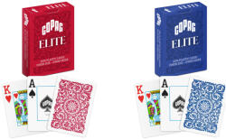 Copag 48 csomag PÓKER KÁRTYA 100% PLASZTIK, COPAG ELITE POKER JUMBO NAGY SZÁMMAL (24 DB PIROS + 24 DB KÉK HÁTLAPPAL)