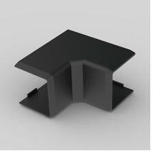 KOPOS Vezetékcsatorna belső sarok 20x20-hoz fekete fedél 20mm x 20mm x 90° kezeletlen műanyag LHD KOPOS - 8625_FB (8625_FB)