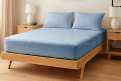 Naturtex Jersey gumis lepedő Blue 140-160x200 cm - matracasz