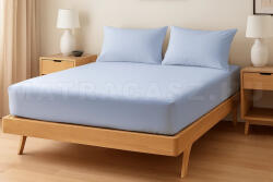 Naturtex Jersey gumis lepedő Sky Blue 140-160x200 cm - matracasz