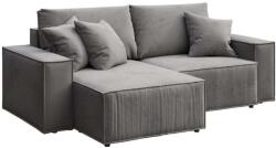 Ghado Melow 250 cm-es, balos/jobbos, kordbársony, kihúzható kanapé (GHADO-MELOW-165D-4LR)