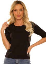 De Lafense Tricou dama DE LAFENSE 859 LOTTIE 3/4 negru: M (31645 M)
