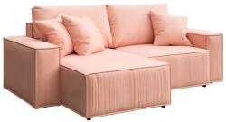 Ghado Mély bársony kihúzható kanapé Melow 250 cm, balos/jobbos (GHADO-MELOW-212D-4LR)