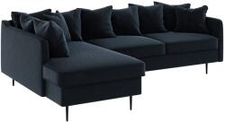 Ghado Esme bársony sarokkanapé 255 cm, balos (GHADO-ESME-69D-4L)