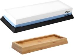 HARAHU Fenőkő bambusz alaplappal és élszögtartóval - 2000/5000 KP37740