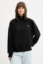Guess Jeans pamut melegítőfelső - fekete L - answear - 19 990 Ft