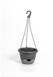 Plastia Mareta önöntöző, akasztós cserép 30cm antracit