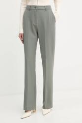 Guess nadrág NEW CARLA zöld, magas derekú egyenes, W5YB00 WH9Y2 - zöld XL