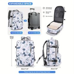  Utazó Hátizsák- Mintás-Fehér- 43 X 30 X 20 CM (JD581945-3-1)