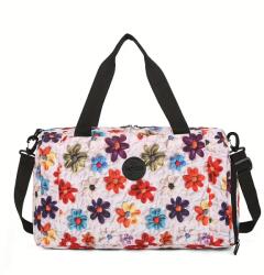  Utazótáska - Kézipoggyász - Virág Mintás - GU997630- 45 X 28 X 23 cm (GU997630)