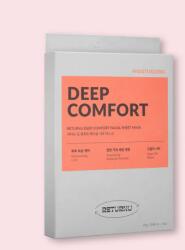 RETURNU Erősítő szövetmaszkok az arcra Deep Comfort Facial Sheet Mask - 25 g * 5 db