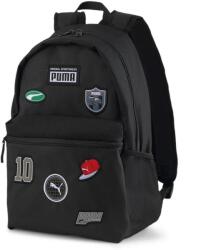 PUMA Patch uniszex hátitáska 22L, fekete-fehér, S22 (07919401)