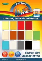 Kemikál Zrt Akropol pala- és lábazatfesték - Közép barna, 4 l
