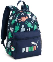 PUMA Playmobil uniszex hátitáska 12L, matrózkék-fehér-zöld, S24 (09066401)