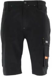 SARA Actiflex munkavédelmi rövidnadrág fekete/narancs színben (DT-SARA-1-22-300-25-36-M)