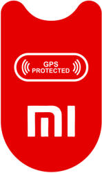  Xiaomi roller matrica GPS protected (piros, első talprész)