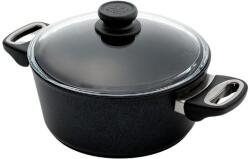 SKK titán indukciós lábas 28 cm üvegfedővel - 12 cm mély