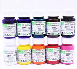 Südor Textilfesték Készlet 10x25 ml