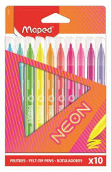Maped Filctoll készlet, 2, 8 mm, kimosható, MAPED "Neon", 10 különböző szín (845419) - bestoffice