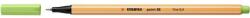 STABILO Tűfilc, 0, 4 mm, STABILO "Point 88", pisztácia (TST8834) - papiruniverzum