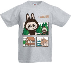  Labubu - Erdei túra képregény gyerek póló (343601)