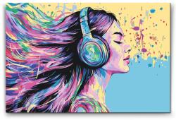  Festés számok szerint - A lélek dallama Méret: 40x60cm, Keretezés: Műanyagtáblával