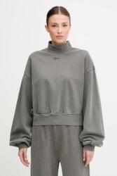 GUESS pamut melegítőfelső MISTY szürke, sima, V5RQ13 KCOS1 - szürke L