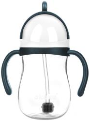 AKUKU Sticla magica cu pai si greutate Akuku de 280 ml, alba