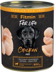 Fitmin For Life Csirkehúsos konzerv kutyáknak, 800 g