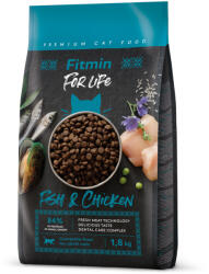 Fitmin For Life Fish And Chicken macskatáp, 1, 8 kg