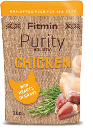 Fitmin Purity Csirkehúsos tasak szívvel macskáknak, 100 g