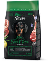Fitmin For Life Lamb & Rice Mini kutyatáp, 2, 5 kg