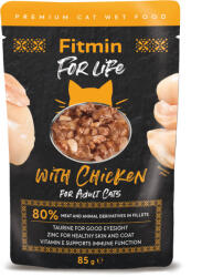 Fitmin For Life Csirkehúsos táska macskaeledel, 85 g