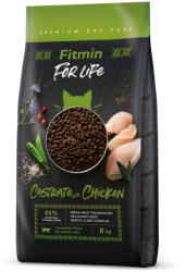 Fitmin For Life Chicken macskatáp ivartalanított macskáknak, 8 kg